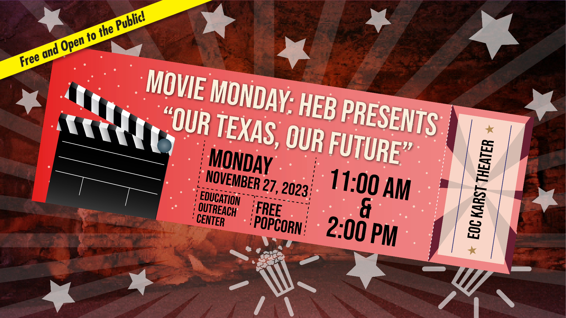 Movie Mondays-H-E-B Presents-Our Texas Our Future