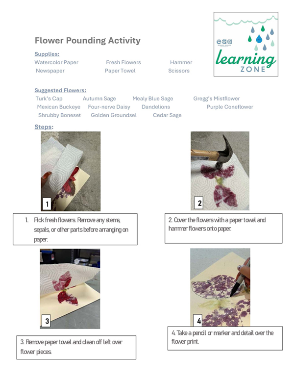 Flower Pounding Activity