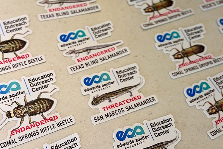 Edwards Aquifer Endangered Species Stickers