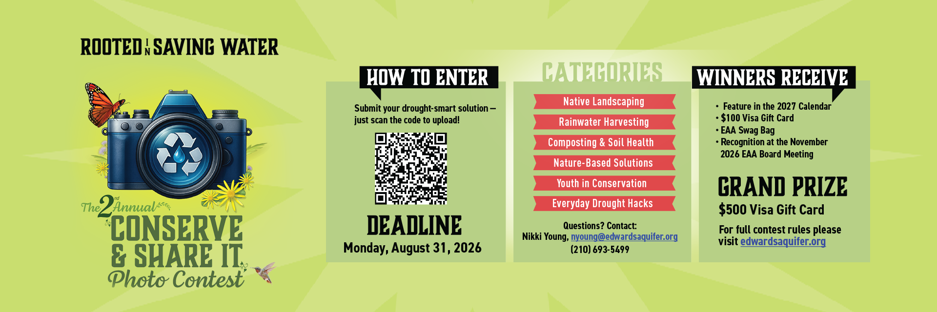 Rooted in Saving Water-Conserve and Share Photo Contest